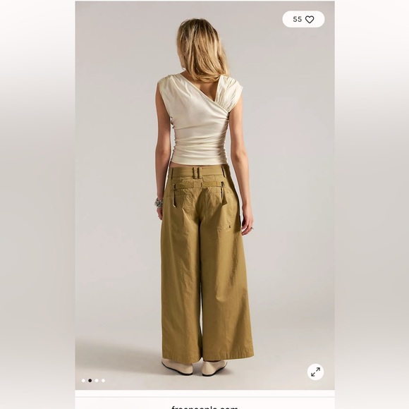 FP Movement by Free People Silverlake Chino - color Dill seed - Picture 2 of 5